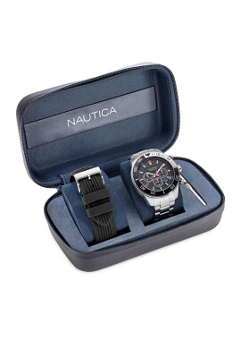 Nautica Часовник NAPNOS306 Сребрист - Pepit.bg