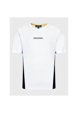 Nautica Тишърт Pooler N7G00749 Бял Regular Fit - Pepit.bg