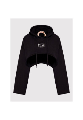 N°21 Суитшърт 22E N2M0 E111 6323 Черен Relaxed Fit - Pepit.bg