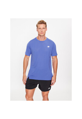 New Balance Тишърт Accelerate Short Sleeve MT23222 Син Regular Fit - Pepit.bg