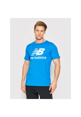 New Balance Тишърт Essential Logo MT01575 Син Athletic Fit - Pepit.bg
