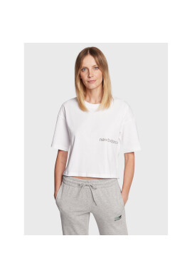 New Balance Тишърт Essentials Graphic WT23513 Бял Relaxed Fit - Pepit.bg
