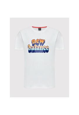 New Balance Тишърт MT21564 Бял Relaxed Fit - Pepit.bg