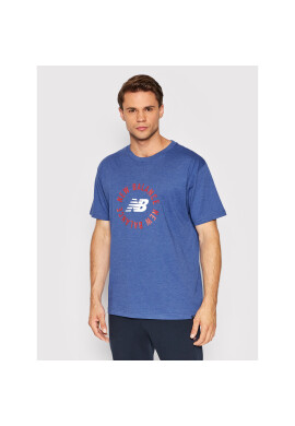 New Balance Тишърт MT21901 Син Relaxed Fit - Pepit.bg