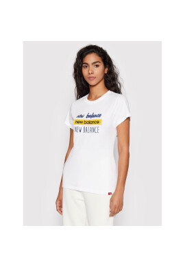 New Balance Тишърт Sprt WT21802 Бял Athletic Fit - Pepit.bg