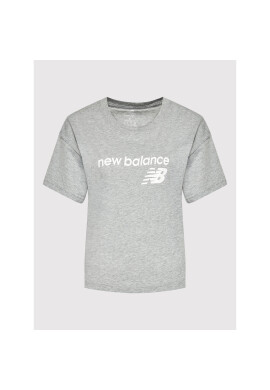 New Balance Тишърт Stacked WT03805 Сив Relaxed Fit - Pepit.bg