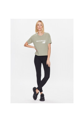 New Balance Тишърт Stacked WT03805 Зелен Relaxed Fit - Pepit.bg