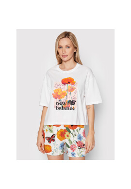 New Balance Тишърт Super Bloom WT21560 Бял Oversize - Pepit.bg