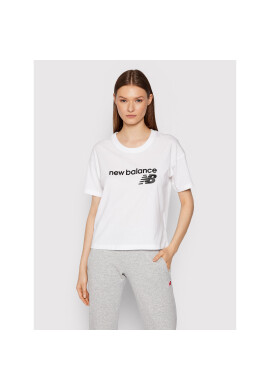 New Balance Тишърт WT03805 Бял Relaxed Fit - Pepit.bg