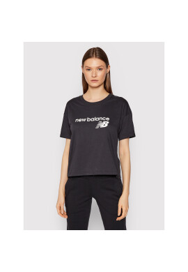 New Balance Тишърт WT03805 Черен Relaxed Fit - Pepit.bg