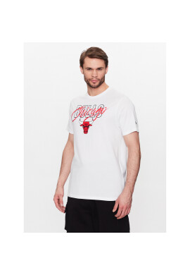 New Era Тишърт Chicago Bulls 60332184 Бял Regular Fit - Pepit.bg