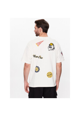 New Era Тишърт Heritage Badge 60332230 Бял Oversize - Pepit.bg