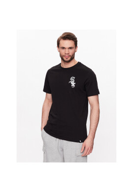 New Era Тишърт MLB Drip Logo Chicago 60332185 Черен Regular Fit - Pepit.bg