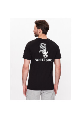 New Era Тишърт MLB Drip Logo Chicago 60332185 Черен Regular Fit - Pepit.bg
