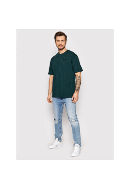 New Era Тишърт Pinstripe 12893047 Зелен Oversize - Pepit.bg