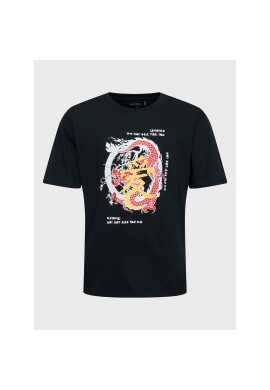 Night Addict Тишърт MTS-NA149RIKUB Черен Relaxed Fit - Pepit.bg