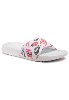 Nike Чехли Benassi Jdi Print 618919 119 Бял - Pepit.bg