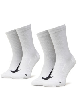 Nike Комплект 2 чифта дълги чорапи мъжки SX7557 100 Бял - Pepit.bg