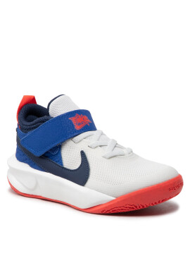 Nike Обувки Team Hustle D 10 (PS) CW6736 103 Бял - Pepit.bg