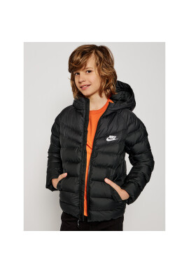 Nike Пухено яке 939554 Черен Loose Fit - Pepit.bg
