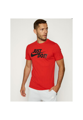 Nike Тишърт Just Do It Swoosh AR5006 Червен Regular Fit - Pepit.bg