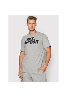 Nike Тишърт Just Do It Swoosh AR5006 Сив Regular Fit - Pepit.bg