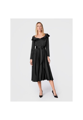 Nissa Коктейлна рокля RS13350 Черен Regular Fit - Pepit.bg