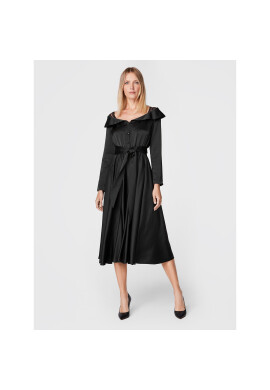 Nissa Коктейлна рокля RS13350 Черен Regular Fit - Pepit.bg