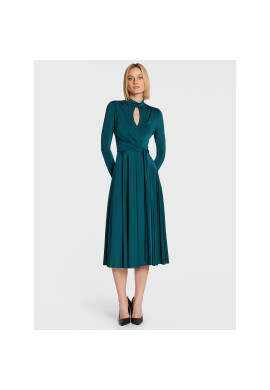 Nissa Коктейлна рокля RS13457 Зелен Regular Fit - Pepit.bg