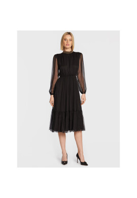 Nissa Коктейлна рокля RS13462 Черен Regular Fit - Pepit.bg