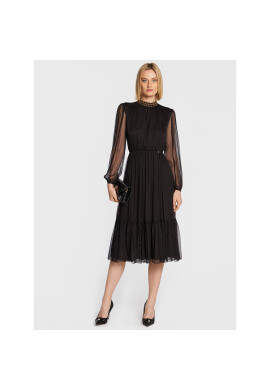Nissa Коктейлна рокля RS13462 Черен Regular Fit - Pepit.bg