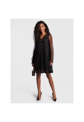 Nissa Коктейлна рокля RS13569 Черен Regular Fit - Pepit.bg