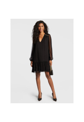 Nissa Коктейлна рокля RS13461 Черен Regular Fit - Pepit.bg