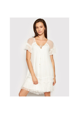 Nissa Лятна рокля RS12165 Бял Regular Fit - Pepit.bg