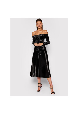 Nissa Коктейлна рокля RS12644 Черен Slim Fit - Pepit.bg