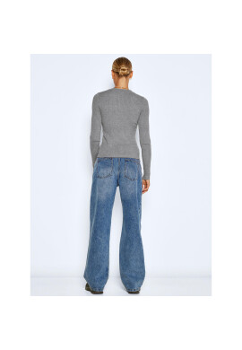 Noisy May Пуловер Ship 27020928 Сив Slim Fit - Pepit.bg