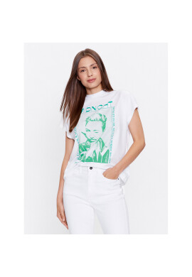 Noisy May Тишърт Hailey 27025632 Бял Regular Fit - Pepit.bg