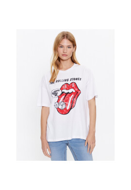 Noisy May Тишърт Ida 27021529 Бял Loose Fit - Pepit.bg
