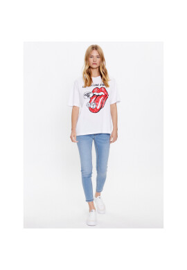 Noisy May Тишърт Ida 27021529 Бял Loose Fit - Pepit.bg