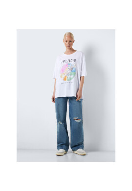 Noisy May Тишърт Ida 27028377 Бял Relaxed Fit - Pepit.bg