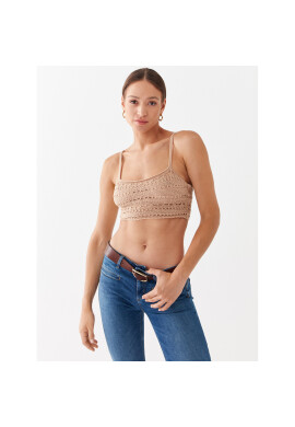 Noisy May топ Cam 27025364 Кафяв Regular Fit - Pepit.bg