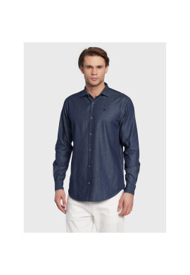 North Sails дънкова риза Chambray 664211 Тъмносин Regular Fit - Pepit.bg