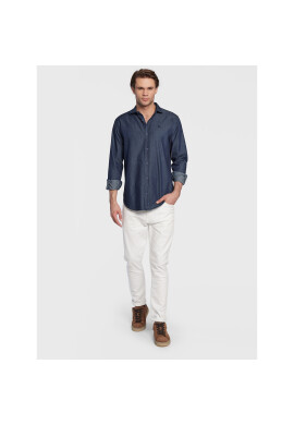 North Sails дънкова риза Chambray 664211 Тъмносин Regular Fit - Pepit.bg