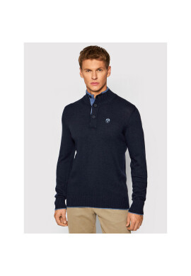 North Sails Пуловер 699449 Тъмносин Regular Fit - Pepit.bg