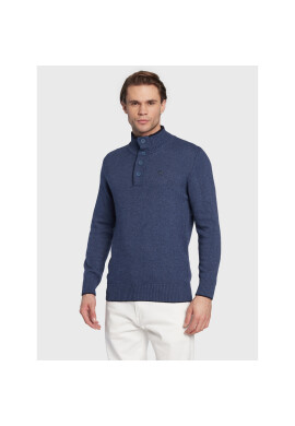 North Sails Пуловер Half Button 699515 Син Regular Fit - Pepit.bg