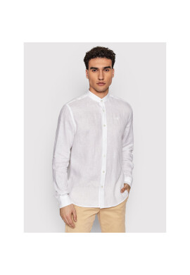 North Sails Риза Mandarin Collar Бял Regular Fit - Pepit.bg