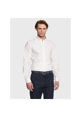 North Sails Риза Oxford 664209 Бял Regular Fit - Pepit.bg