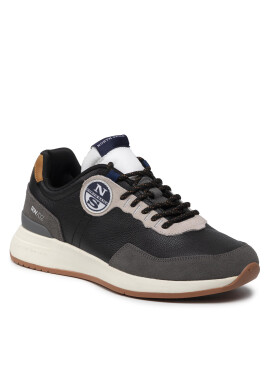North Sails Сникърси RW/02 Leather -006 Черен - Pepit.bg