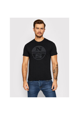 North Sails Тишърт 692752 Черен Regular Fit - Pepit.bg