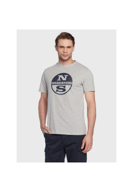 North Sails Тишърт 692815 Сив Regular Fit - Pepit.bg